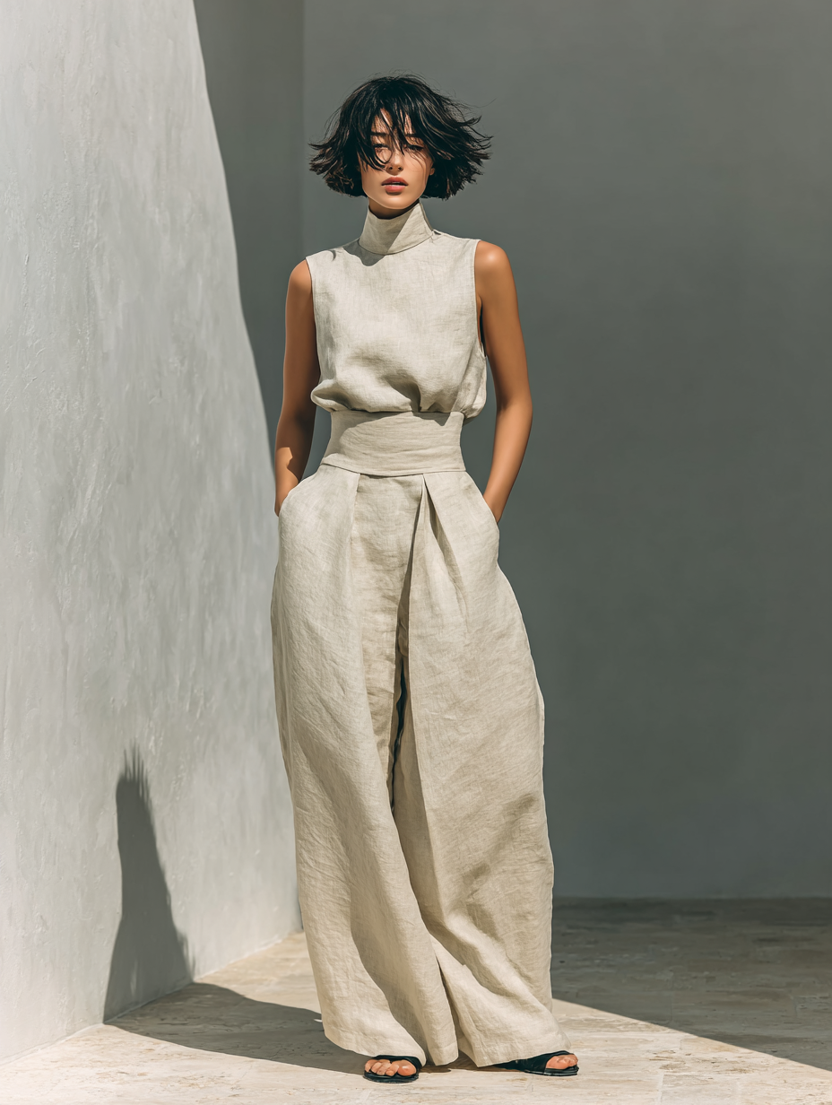 Alessia™ – Linen Two-Piece Set