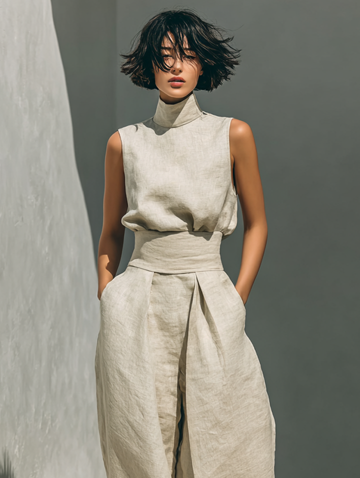Alessia™ – Linen Two-Piece Set
