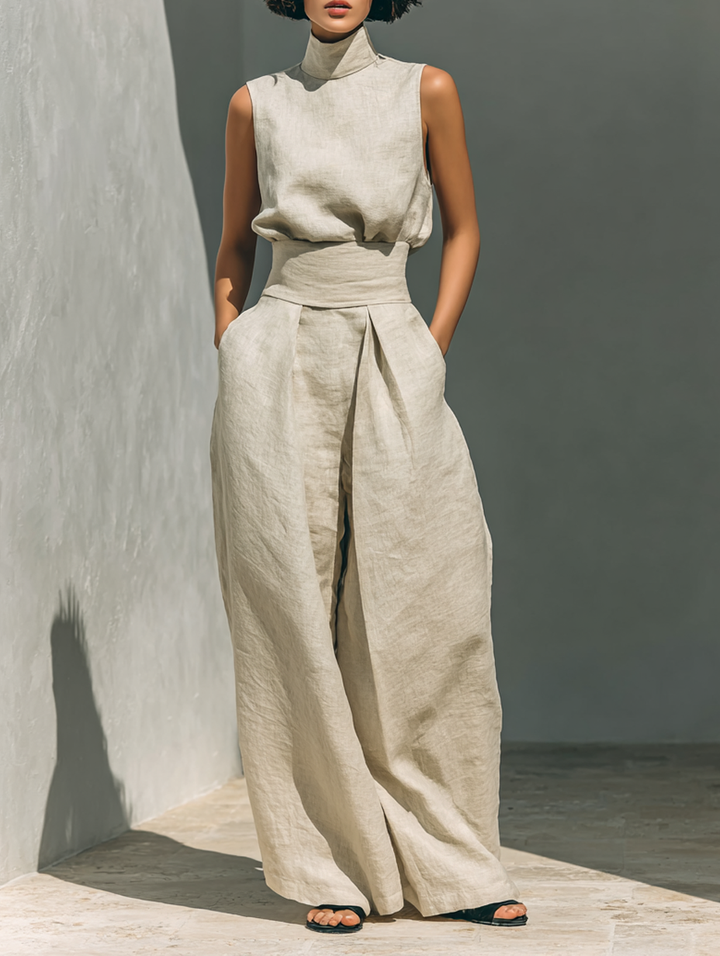 Alessia™ – Linen Two-Piece Set