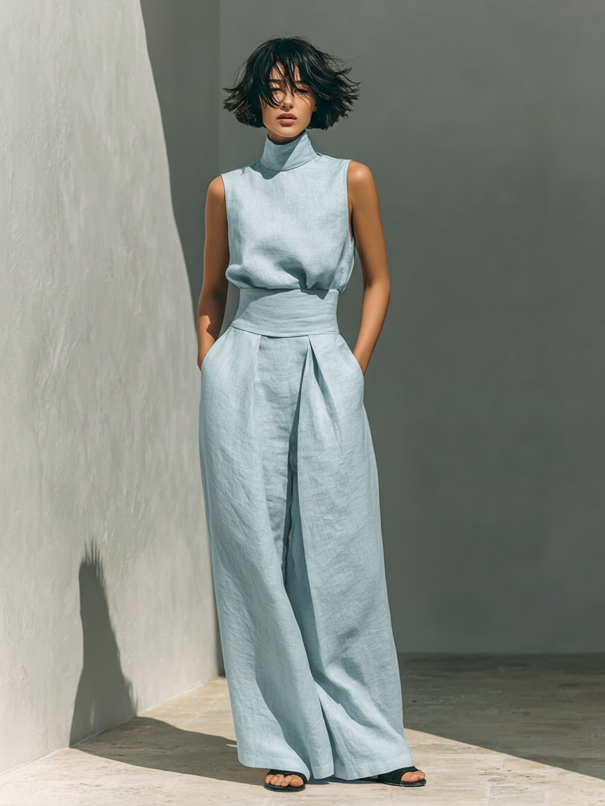 Alessia™ – Linen Two-Piece Set